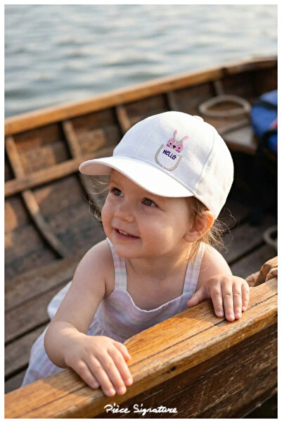 PIECE SIGNATURE 100% Cotton % Cotton, Embroidered Hat with Accessories for Gi...