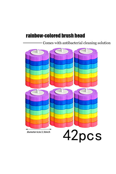 Choice8 Rainbow Color42Pcs 1 Set of New-Style Wall-Mounted and Standing Dual-...