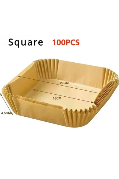 Choice ورق خبز مقلاة هوائية مربع - 100 قطعة 50/100/200 قطعة ورق خبز مقلاة هوا...