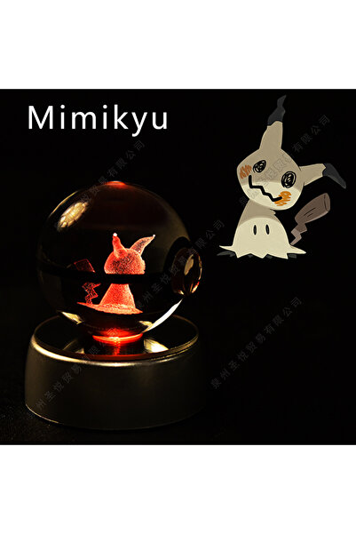 Choice10 22 Mimikyu Pokemon Crystal Ball 3D Pikachu Gengar Mewtwo Night Light...