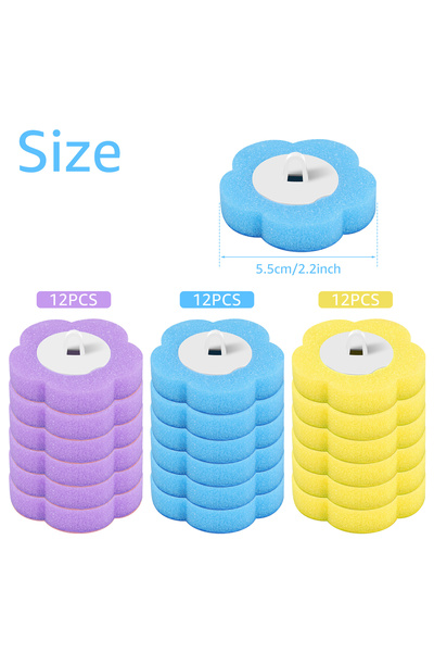 Choice1 A 36heads 18/36Pcs Disposable Toilet Brush Wall Mounted Toilet Brush ...