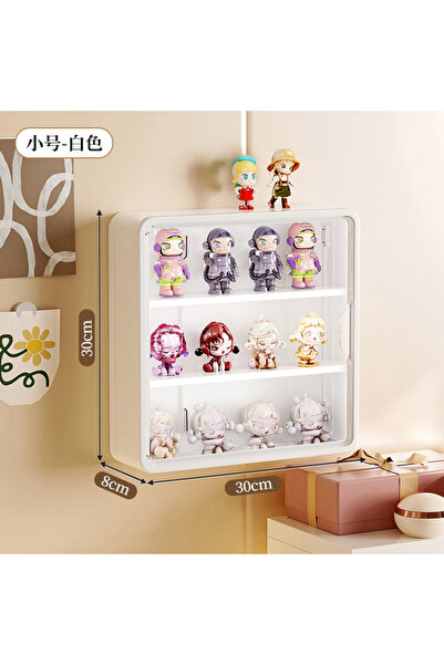 choice2 White-S Wall Mounted Storage Box For Action Figures Magnetic Suction ...
