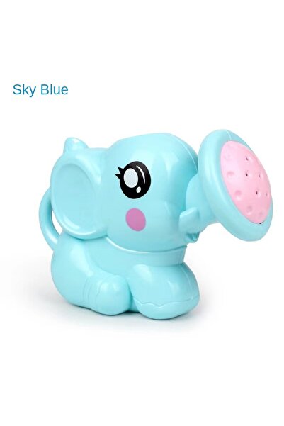 Choice Blue Bath Toy Plastic Kettle Bath Shower Tool Baby Bathroom Toy Elepha...