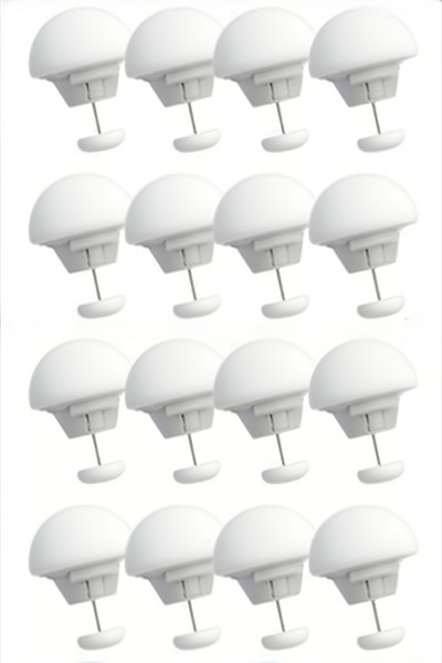 Choice 16Pcs-White Mushroom Quilt Holder Macaron Non-slip Quilt Blanket Clip ...