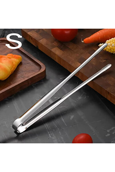 Choice1 S 1Pc 304 Stainless Steel Barbecue Clip Grill Tongs Meat Cooking Uten...