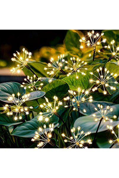 Choice warm white 1pc Solar Firework Lights Warm White with 60LEDs for Outdoo...