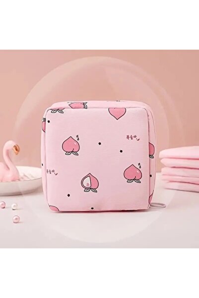 Choice Pink Peach Women Sanitary Napkin Tampon Storage Bag Portable Waterproo...