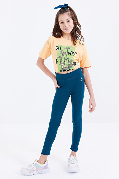 TOMMY LIFE Emerald High Waist Narrow Leg Girls' Leggings - 75047