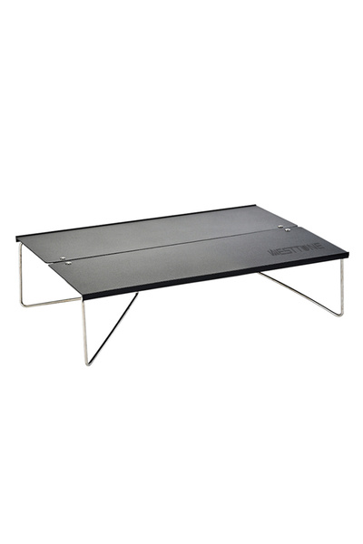 Choice Black WESTTUNE Pop-Up Outdoor Mini Portable Table Ultralight Aluminium...