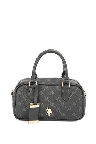 U.S. Polo Assn. حقيبة ماسنجر نسائية سوداء اللون US26559