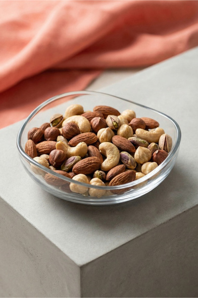LAV Vira Glass Snack Bowl Set of 6 Small Size 195 ml (Appetizer Plate, Desser...