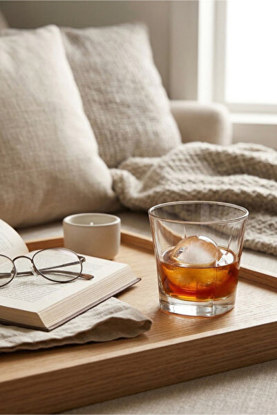 LAV Комплект от 6 чаши за уиски Truva Glass, 280 мл (чаша за безалкохолни нап...