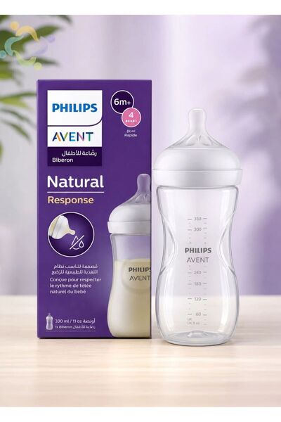 ALORA Natural Response PP Baby Bottle 3 Months+ 330ml SCY906/01