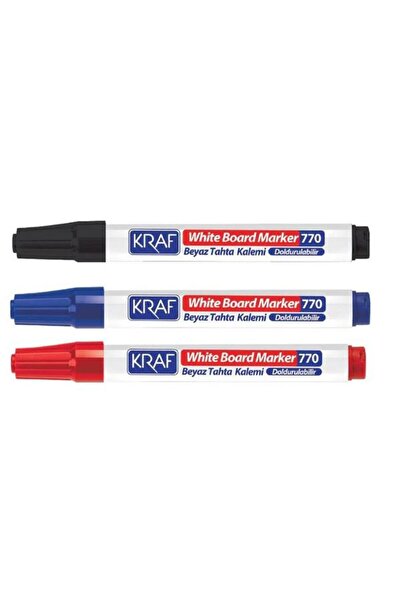 KRAF Beyaz Tahta Kalemi 3lü Set 770