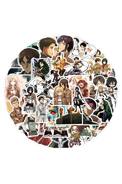 Choice MULTICOLOR 50Pcs Anime Attack On Titan Cartoon Graffiti Stickers Water...
