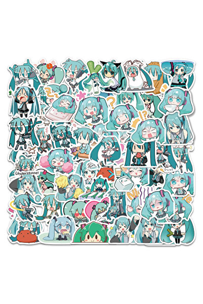 Choice bilibili MULTICOLOR 65Pcs Kawaii Chibi Anime Graffiti Stickers Hatsune...