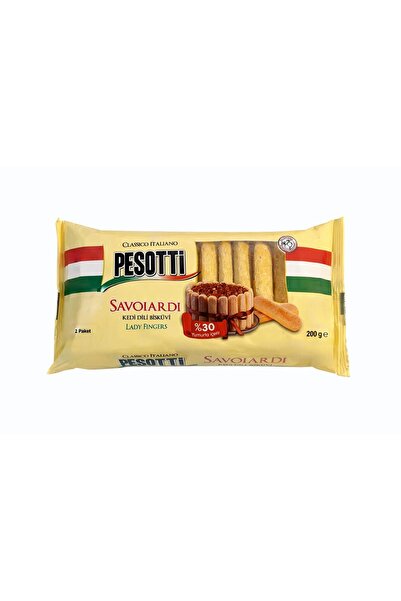 PESOTTİ SAVOİARDİ KEDİ DİLİ BİSKÜVİ 200 GR X 3 PAKET