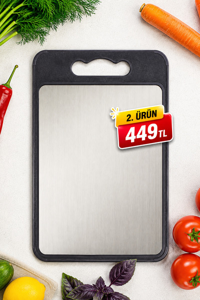 SUWAL 304 Stainless Steel Cutting Board, Stain-Resistant, Durable, 37X26 cm