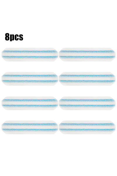 Choice 8pcs For H2prO / O-Cedar H2prO Flat Mop Pad Rags Washable Reusable Mic...