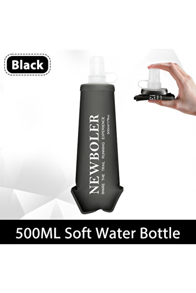Choice 500ML 150/250/500ml Sport Water Bottle TPU Folding Soft Flask Drink Po...