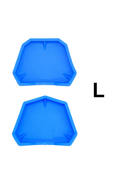 Choice1 L 2Pcs 3 Sizes Dental Model Base Set Dental Mold Plaster Base Denture...