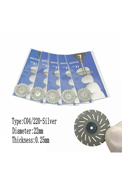 Choice C04-220-Silver-5pcs 5pcs Dental Diamond Disc Disks Double Sided Grit C...