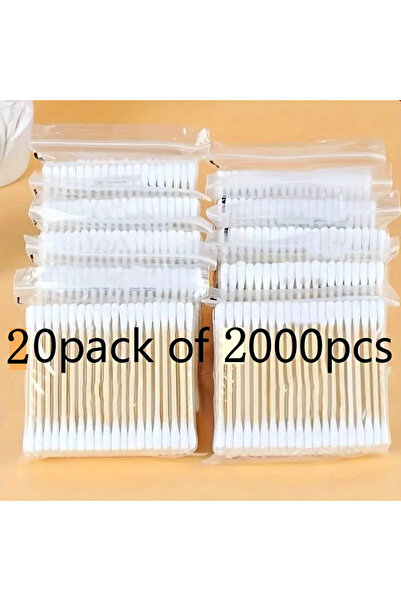 Choice1 A0164-2000PCS Wholesale 2000/1000pcs Unscented Cotton Wooden Stick, M...