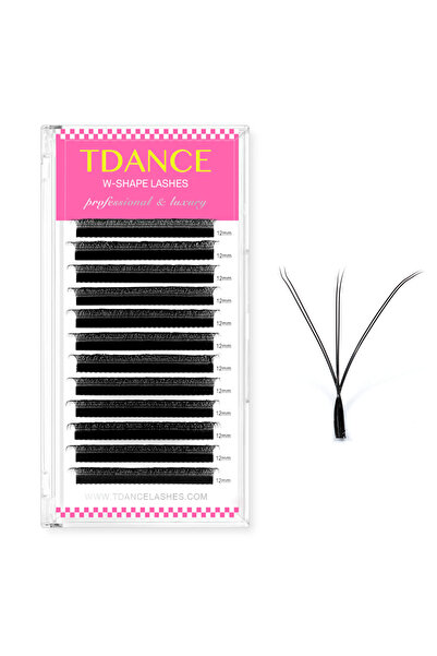 CHOICE100 MIX8-15mm 0.07mm D Double 3D W TDANCE 3D 4D 5D 6D Premade Fans Eyel...