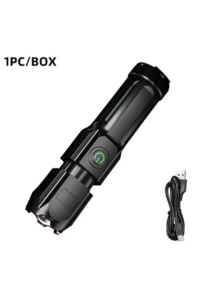 Choice 1PCS changeable Telescopic Zoom Tactical Flashlights Rechargeable LED ...