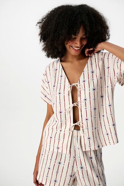 Penti Floral Bliss Short Sleeve Shorts Pajama Set