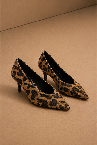 BUENO Leopar Gova Kadın Stiletto