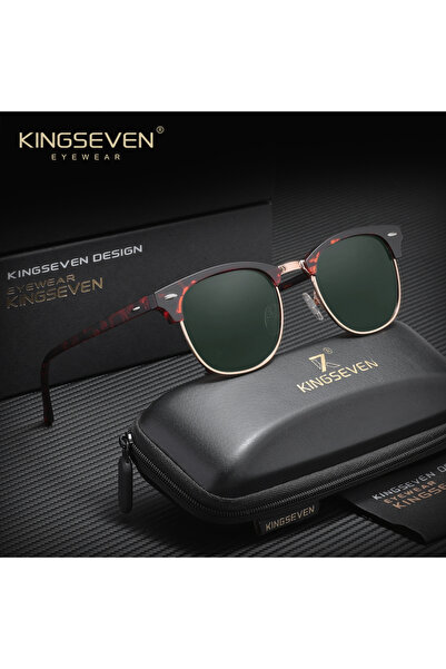 Choice3 نظارات شمسية نسائية فاخرة من كينج سيفين طراز ليوبارد G15 بإطار كبير، ...