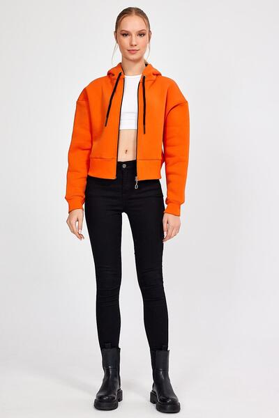 ALEXANDERGARDI HOODED SHARDONED CROP CARDIGAN (B23-31303)
