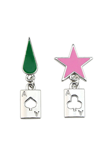 Choice E199 Hisoka Anime-themed Five-pointed Star Teardrop Earrings Anime Acc...