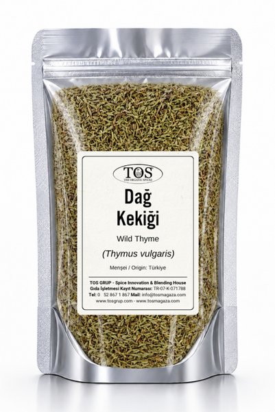 TOS The Organic Spices Dağ Kekiği 250 gr Zahter Kekik (1. Kalite) Thymus vulg...