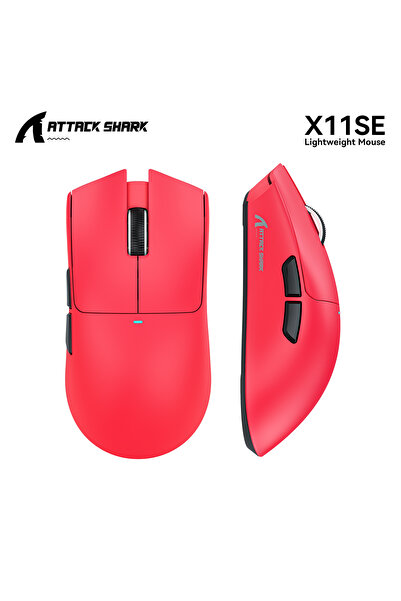 Choice3 X11se Red ATTACK SHARK X11 SE Wireless Tri-mode Gaming Mouse 59g Ligh...