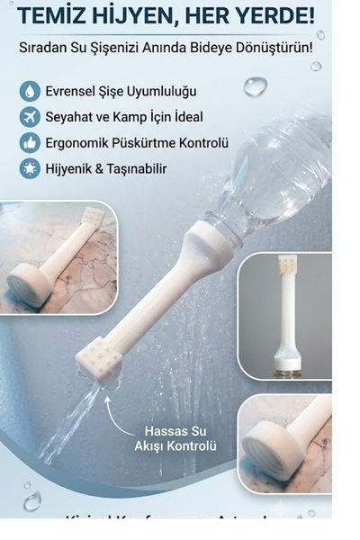 RELATOS BEYAZ RENK Taşınabilir Tuvalet Duşu Taharet Musluğu Portatif Bidet 1 ...
