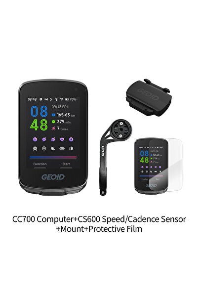 Choice4 CC700 with CS600 GEOID CC700 GPS Bike Computer 2.8-inch Color Screen ...