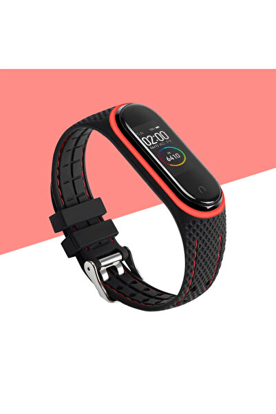 Choice For mi band 5 6 Red-B Strap For Mi band 7 6 5 Bracelet Sport belt Sili...
