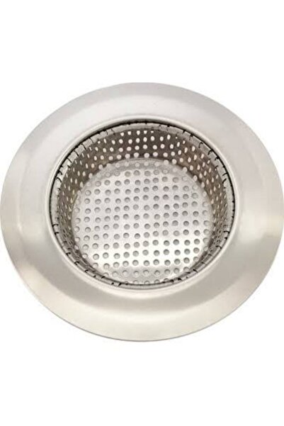 DİBA AVM Paslanmaz Çelik Mutfak Lavabo Süzgeci 7.5cm Çelik Evye Lavabo Süzgeci