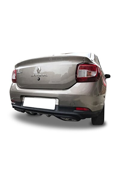 Universal Renault Symbol Difüzör Arka Tampon Çift Egzoz Çıkışlı