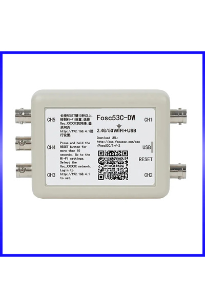 Choice Fosc53C-DW Dual-Band WIFI + USB Oscilloscope - 5-channel synchronous s...