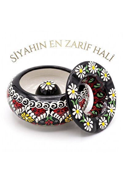 sharp&art Ceramic Fragrance-Retaining Ashtrays, 100% Hand-Crafted, with Lid, ...