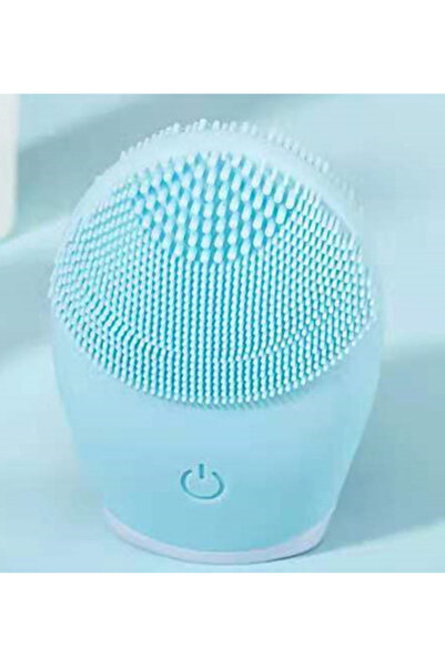 Choice 1pc Blue Electric Silicone Facial Cleanser Massager Skincare Massage T...