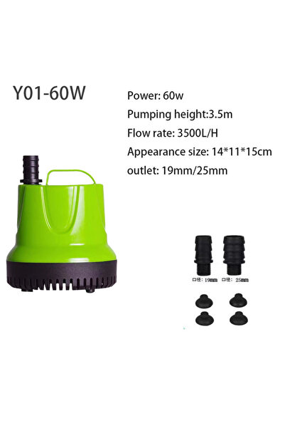 Choice5 US-110V 60HZ 3500D-60W Submersible Water Pump for Fish Tank Pond, Hyd...