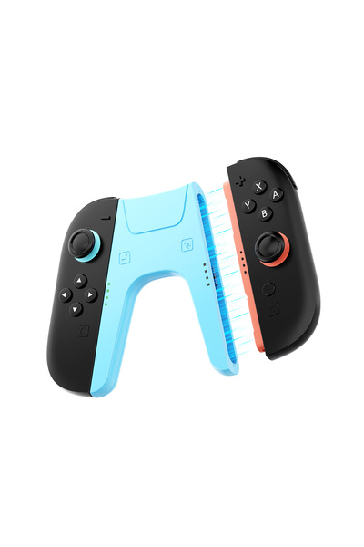 Choice Blue Charging Grip for Switch 2 Joy-Con Controller, Type-C Dual Chargi...