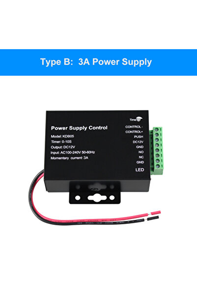 Choice1 TypeB 12V3A DC 12V Access Control Power Supply Switch 5A 3A Output AC...
