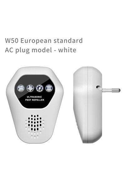 Choice5 White EU Ultrasonic Mosquito Repeller Rat Repeller Intelligent High-p...