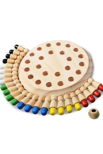 Choice NB185C1 Wooden Puzzle Toys Montessori Educational Learning Color Senso...