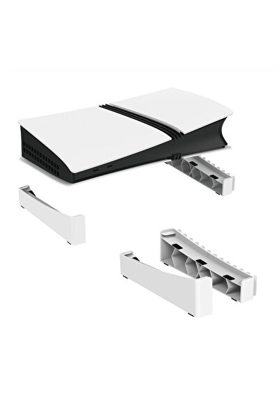 Choice White Horizontal Stand for PS5 Slim & Pro Console and Hold 12 Game Dis...